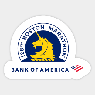 Boston Marathon Design Sticker